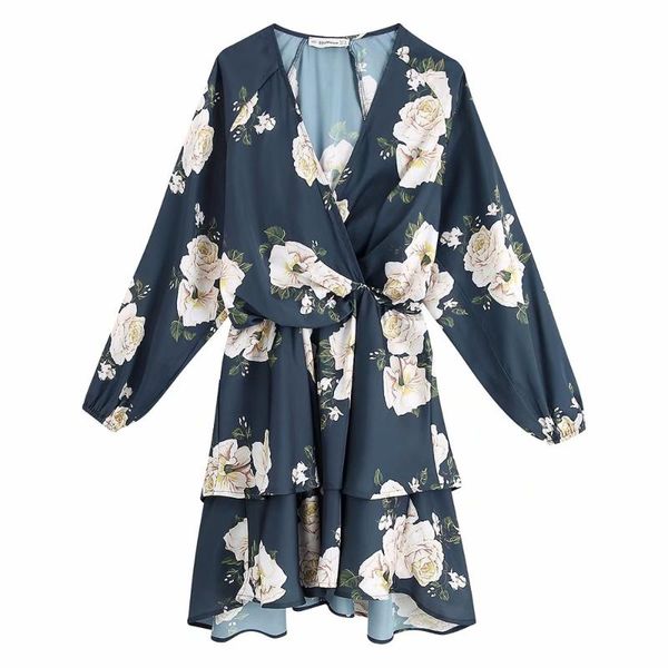 casual dresses fall 2021 women's v-neck long sleeve elastic cuffs waist layered decorative hem floral short dress 08831194330, Black;gray
casual dresses fall 2021 women's v-neck long sleeve elastic cuffs waist layered decorative hem floral short dress 08831194330, Black;gray