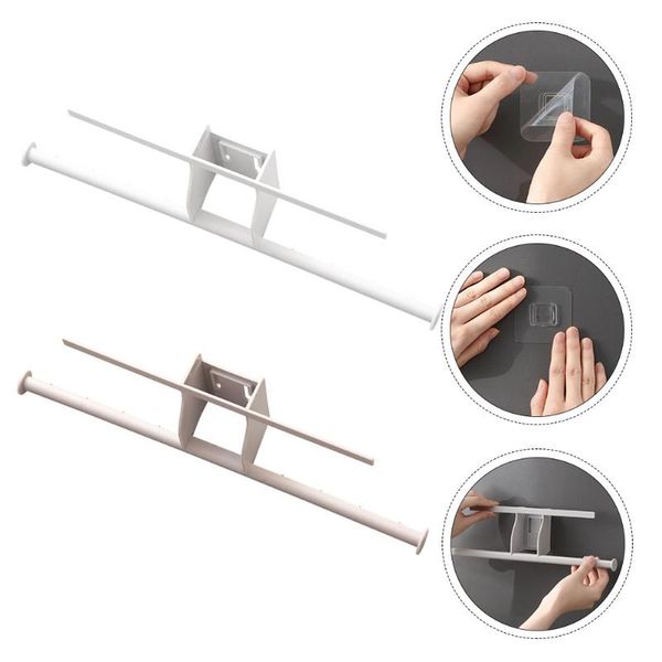 hooks & rails 2pcs punch-storage rack multi-purpose clothes hanger holder for home use
hooks & rails 2pcs punch-storage rack multi-purpose clothes hanger holder for home use