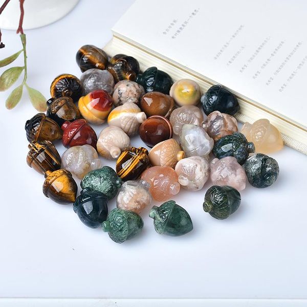 decorative objects & figurines lovely natural crystal gem carved mini pine cone stone mineral diy decoration gift collection
decorative objects & figurines lovely natural crystal gem carved mini pine cone stone mineral diy decoration gift collection