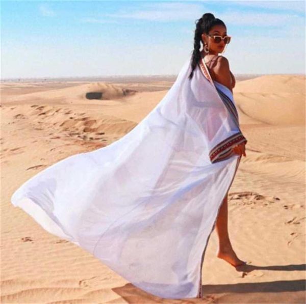 unique clothing bordered beach dress plunging neck half sleeve plus size women summer long women's swimwear, White;black
unique clothing bordered beach dress plunging neck half sleeve plus size women summer long women's swimwear, White;black