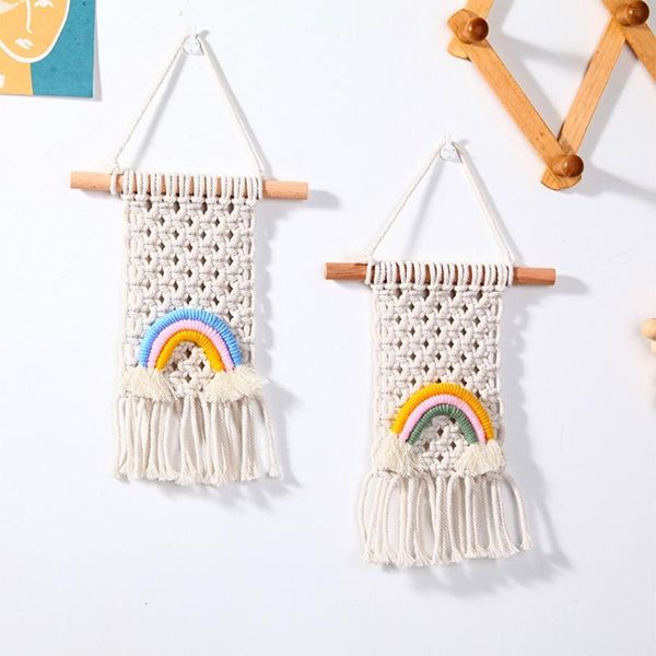 tapestries nordic style rainbow hand-woven wall hanging blanket cute children's room decoration props living bedroom background
tapestries nordic style rainbow hand-woven wall hanging blanket cute children's room decoration props living bedroom background