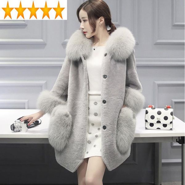women's fur & faux coat women winter korean long fluffy fake jacket fashion shaggy womens jackets manteau femme hiver kj890, Black
women's fur & faux coat women winter korean long fluffy fake jacket fashion shaggy womens jackets manteau femme hiver kj890, Black
