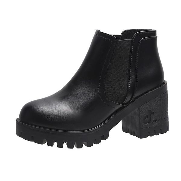 boots women ankle casual high-heeled .5 cm autumn winter solid color round toe studded block ladies shoes, Black
boots women ankle casual high-heeled .5 cm autumn winter solid color round toe studded block ladies shoes, Black