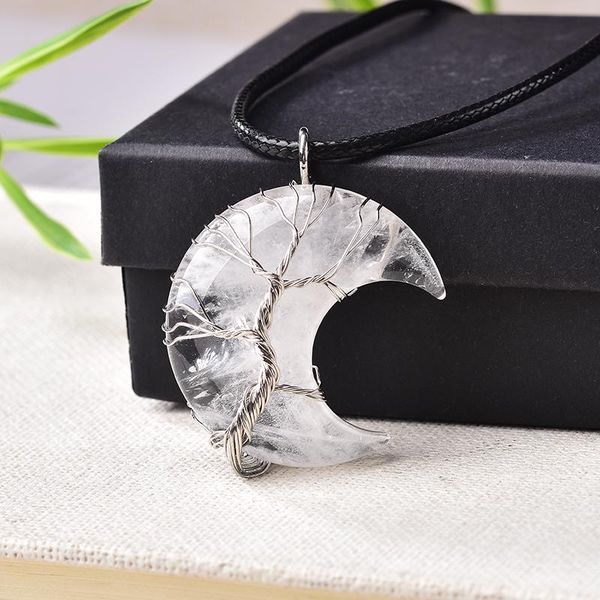 decorative objects & figurines 1pc natural crystal fashion pendant tree of life moon shape stone for men women jewelry mineral energy diy gi
decorative objects & figurines 1pc natural crystal fashion pendant tree of life moon shape stone for men women jewelry mineral energy diy gi