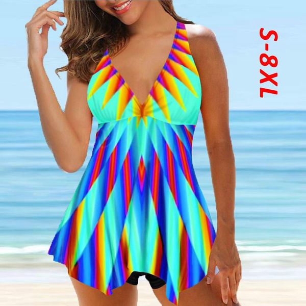 women plus size 8xl 2 piece tankini large swimwear swimdress swim dress swimsuit print colorful bathing suit two-piece suits
women plus size 8xl 2 piece tankini large swimwear swimdress swim dress swimsuit print colorful bathing suit two-piece suits