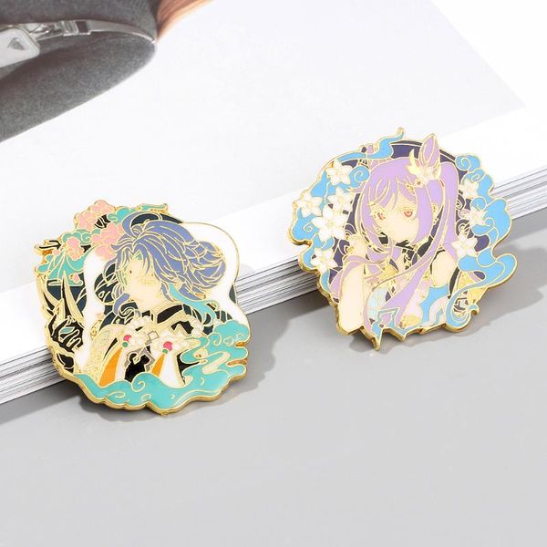 pins, brooches game genshin impact venti keqing xiao ganyu pins metal badge button brooch collection medal pendant souvenir cosplay gift, Gray
pins, brooches game genshin impact venti keqing xiao ganyu pins metal badge button brooch collection medal pendant souvenir cosplay gift, Gray
