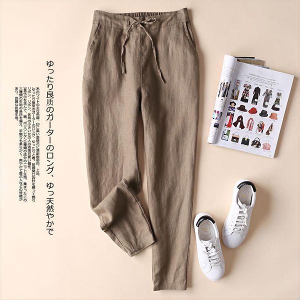 summer style pure cotton women capri imitation linen thin loose and nine points casual trousers biggorange, Black;white
summer style pure cotton women capri imitation linen thin loose and nine points casual trousers biggorange, Black;white