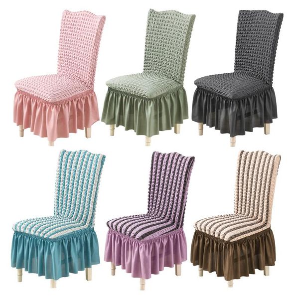 chair covers seersucker cover for dining room banquet slipcover stretch skirt elastic wedding decoration
chair covers seersucker cover for dining room banquet slipcover stretch skirt elastic wedding decoration