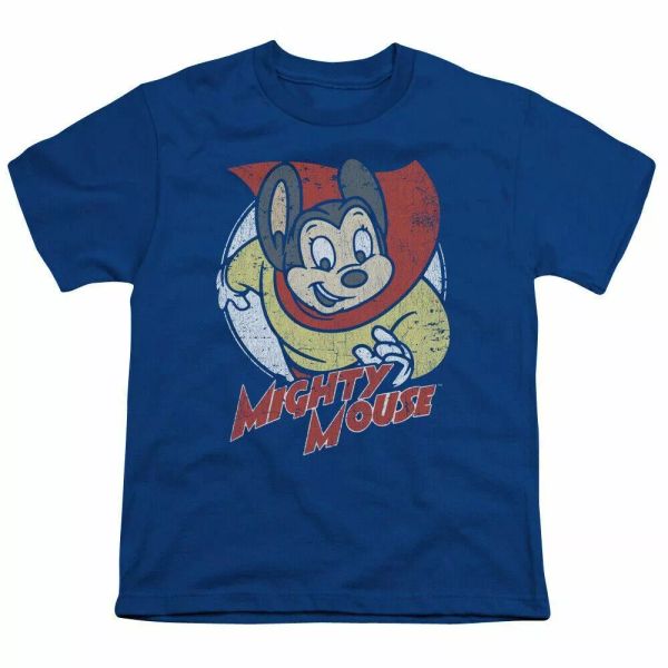 Mighty Mouse Mighty Circle Kids Youth T Shirt Licensed Cartoon Tee Royal Blue, White;black
Mighty Mouse Mighty Circle Kids Youth T Shirt Licensed Cartoon Tee Royal Blue, White;black
