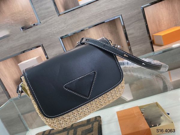 pujia woven square bag straw simple line splicing soft body temperament holiday beach with box
pujia woven square bag straw simple line splicing soft body temperament holiday beach with box