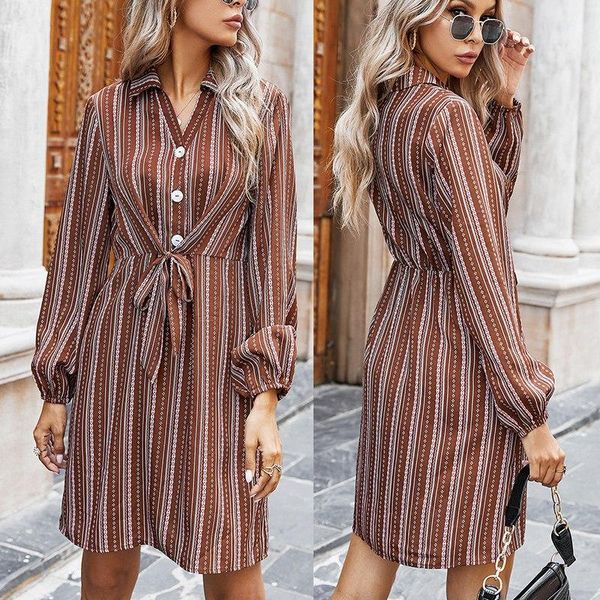 vintage striped mini dress women autumn bow tie long sleeve dresses classic elegant office ladies v neck vestidos casual, Black;gray
vintage striped mini dress women autumn bow tie long sleeve dresses classic elegant office ladies v neck vestidos casual, Black;gray
