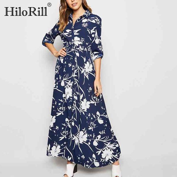 floral print long women dress vintage buttons shirt elegant turn down collar ladies office split es 210508, Black;gray
floral print long women dress vintage buttons shirt elegant turn down collar ladies office split es 210508, Black;gray