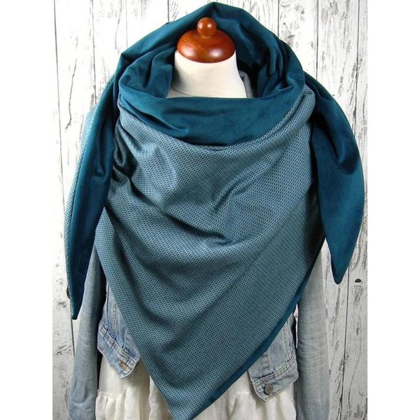 scarves warm winter triangle shawls wrap scarf for women plaid print solid button decoration cashmere, Blue;gray
scarves warm winter triangle shawls wrap scarf for women plaid print solid button decoration cashmere, Blue;gray