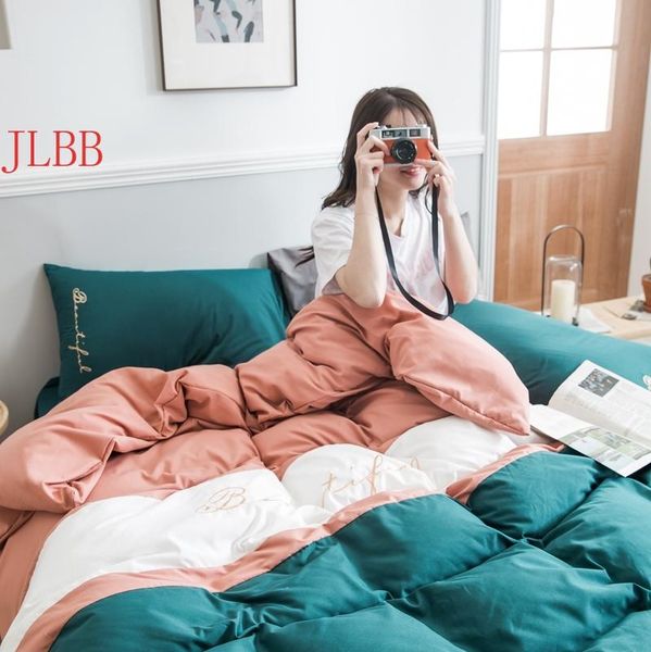 bedding sets modern set solid big stripe duvet cover embroidery home bed linen 4pcs soft fitting constrast usa cotton sheet
bedding sets modern set solid big stripe duvet cover embroidery home bed linen 4pcs soft fitting constrast usa cotton sheet