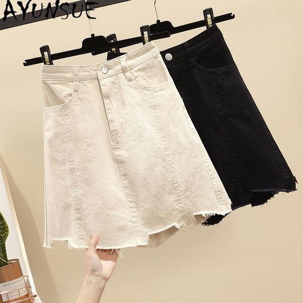 skirts ayunsue awomens denim skirt fashion woman high waist korean women jeans female black mini mujer faldas 2021
skirts ayunsue awomens denim skirt fashion woman high waist korean women jeans female black mini mujer faldas 2021