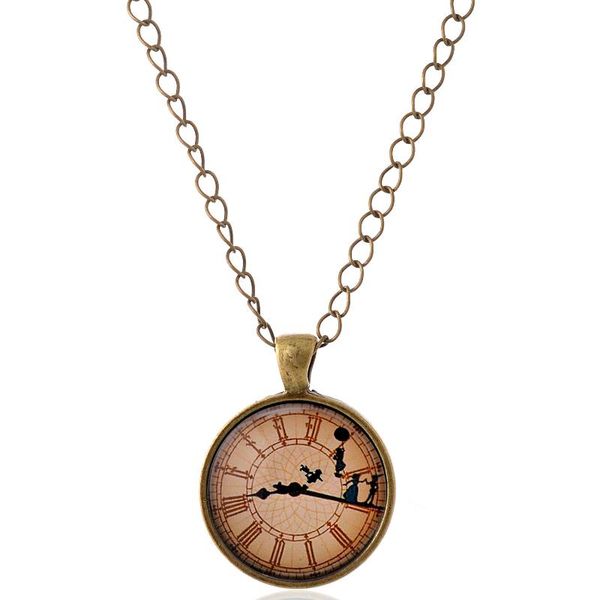 pendant necklaces lureme time gem series clock with dancer disc charm necklace for women and girl (01003519), Silver
pendant necklaces lureme time gem series clock with dancer disc charm necklace for women and girl (01003519), Silver