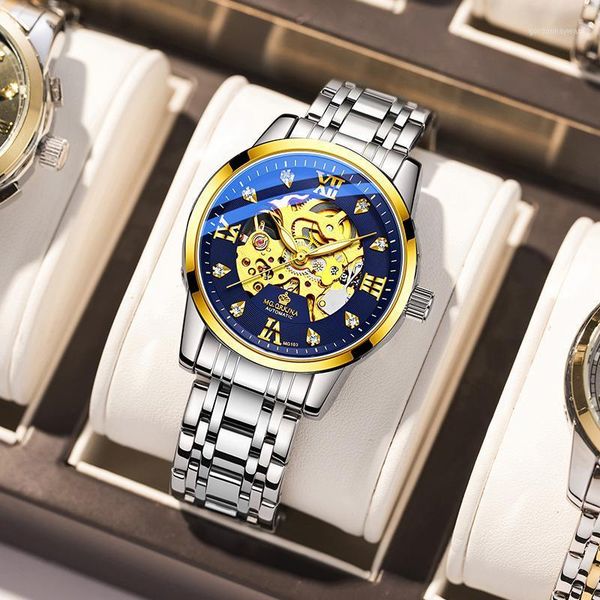 wristwatches orkina transparent fashion diamond luminous gear movement royal design men male mechanical skeleton wrist watc, Slivery;brown
wristwatches orkina transparent fashion diamond luminous gear movement royal design men male mechanical skeleton wrist watc, Slivery;brown