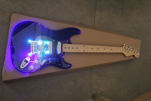 blue plexiglass acrylic electric guitar body seven lights manufacturers direct sales
blue plexiglass acrylic electric guitar body seven lights manufacturers direct sales