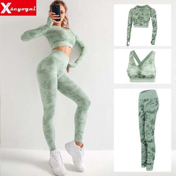 yoga outfit ladies seamless set fitness running sports 3pcs bra tight long sleeve t-shirt leggings tracksuit
yoga outfit ladies seamless set fitness running sports 3pcs bra tight long sleeve t-shirt leggings tracksuit