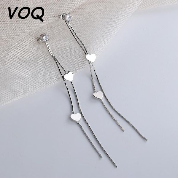 dangle & chandelier voq 925 sterling silver heart-shaped long earrings women's fashion zircon stud two wear design
dangle & chandelier voq 925 sterling silver heart-shaped long earrings women's fashion zircon stud two wear design