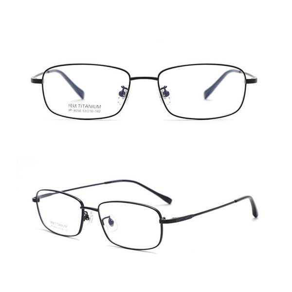 pure titanium classic square rim eyeglasses men's fashion trend spectacle frame business casual comfortable myopia eyewears sunglasses, Black
pure titanium classic square rim eyeglasses men's fashion trend spectacle frame business casual comfortable myopia eyewears sunglasses, Black