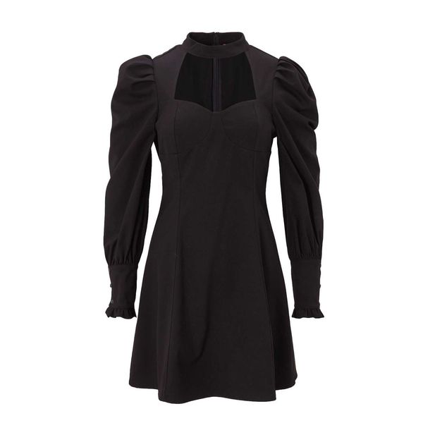 elegant women black o-neck dress fashion ladies hollow out vestidos streetwear female chic puff sleeve mini dresses 210527, Black;gray
elegant women black o-neck dress fashion ladies hollow out vestidos streetwear female chic puff sleeve mini dresses 210527, Black;gray