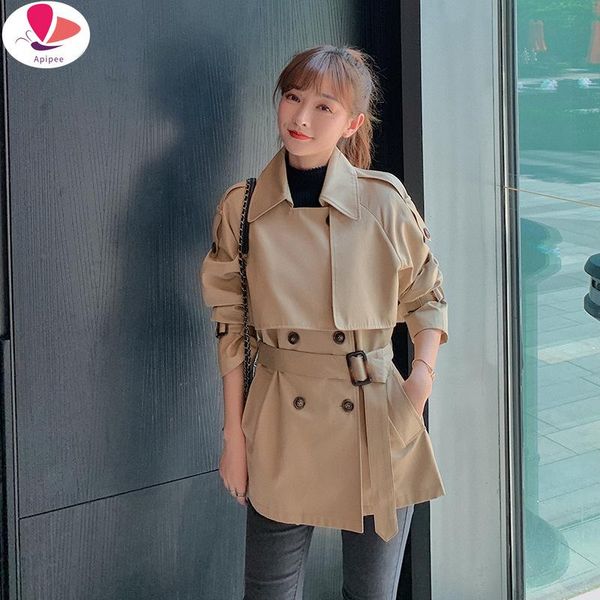women's trench coats autumn winter women long coat khaki fashion pockets double breasted with belt business outerwear, Tan;black
women's trench coats autumn winter women long coat khaki fashion pockets double breasted with belt business outerwear, Tan;black