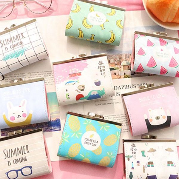 coin purses omadnn women purse pu leather bag teenage girl cartoon card packs female short version lovely fresh student hasp key, Red;black
coin purses omadnn women purse pu leather bag teenage girl cartoon card packs female short version lovely fresh student hasp key, Red;black