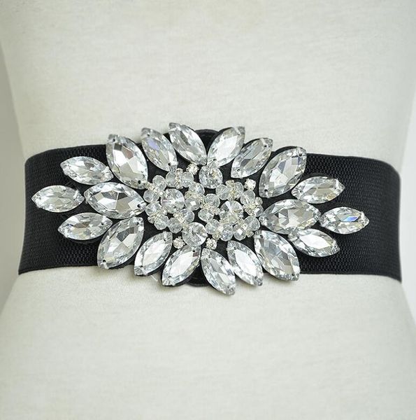 belts women's runway fashion diamonds beaded elastic cummerbunds female dress corsets waistband decoration wide belt r1081, Black;brown
belts women's runway fashion diamonds beaded elastic cummerbunds female dress corsets waistband decoration wide belt r1081, Black;brown