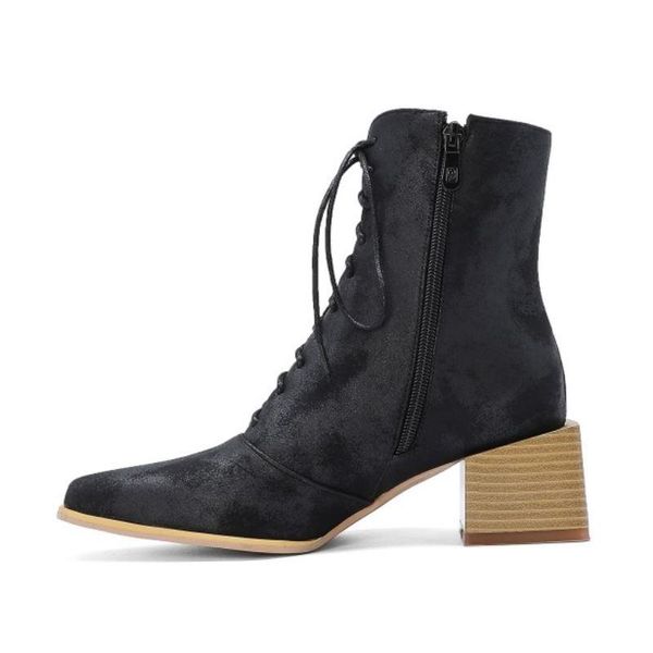 boots fanyuan plus size 34-48 women ankle cross strap fashion zipper high heel winter shoes woman warm office lady short boot, Black
boots fanyuan plus size 34-48 women ankle cross strap fashion zipper high heel winter shoes woman warm office lady short boot, Black