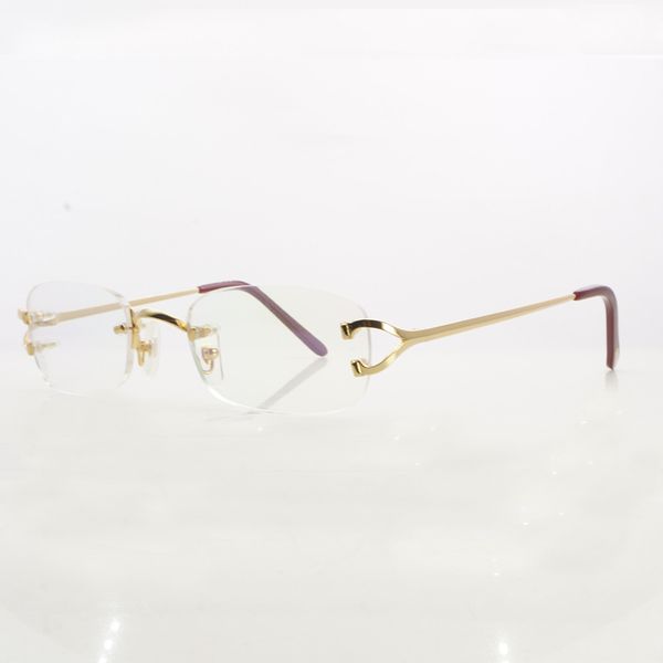 luxury designer glasses vintage eye for women metal clear rimless optical glasses frame carter womens eyeglasses designer brand men accessor, White;black
luxury designer glasses vintage eye for women metal clear rimless optical glasses frame carter womens eyeglasses designer brand men accessor, White;black