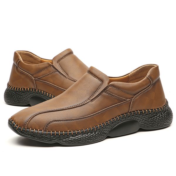men casual sneakers new vintage 100% genuine leather shoes men cow leather flats big size leather shoes men, Black
men casual sneakers new vintage 100% genuine leather shoes men cow leather flats big size leather shoes men, Black