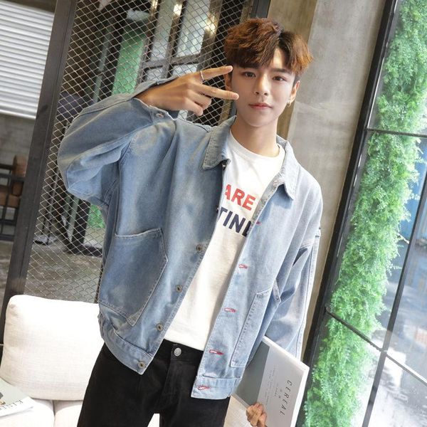 men's jackets 2021 hong kong style spring and autumn denim jacket korean version versatile handsome loose youth retro trend, Black;brown
men's jackets 2021 hong kong style spring and autumn denim jacket korean version versatile handsome loose youth retro trend, Black;brown