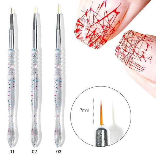 3pcs/set nail art line painting pen 3d tips acrylic uv gel brushes drawing crystal liner glitter french design manicure tool1, Yellow
3pcs/set nail art line painting pen 3d tips acrylic uv gel brushes drawing crystal liner glitter french design manicure tool1, Yellow