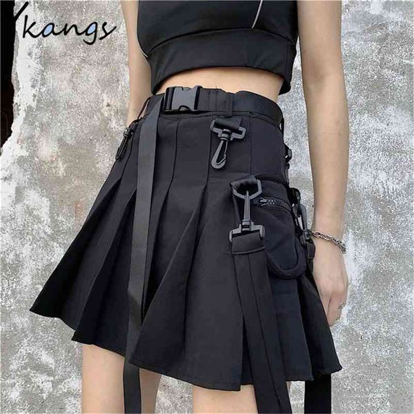 preppy style women gothic pleated skirts summer pocket female high waist lace up big hem mini for girls a-line 210421, Black
preppy style women gothic pleated skirts summer pocket female high waist lace up big hem mini for girls a-line 210421, Black