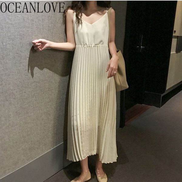 chiffon vestidos solid pleated long dresses v neck all match summer dress women korean leisure wear 16159 210415, Black;gray
chiffon vestidos solid pleated long dresses v neck all match summer dress women korean leisure wear 16159 210415, Black;gray