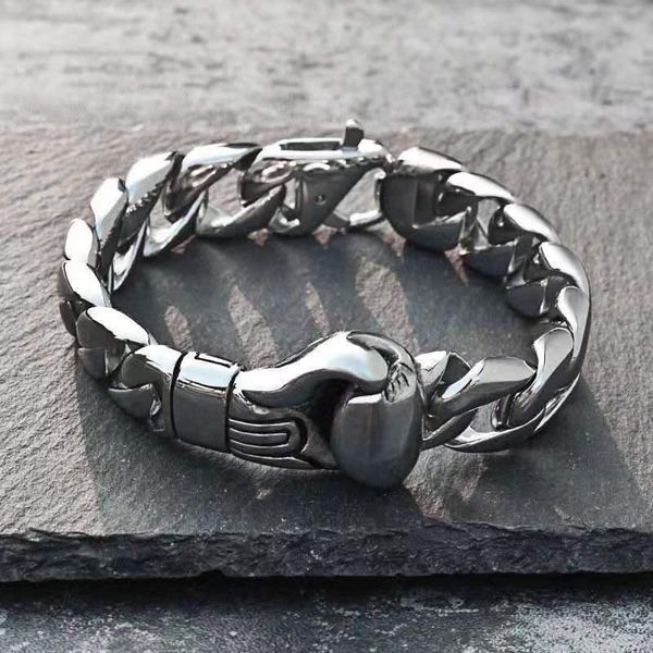 15mm sports biker jewelry boys mens punk 316l stainless steel smooth cuban curb link boxing boxer glove bracelets bangle pulsera link, chain, Black
15mm sports biker jewelry boys mens punk 316l stainless steel smooth cuban curb link boxing boxer glove bracelets bangle pulsera link, chain, Black