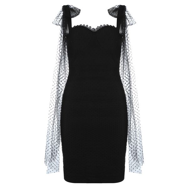 new women bandage dress summer autumn bodycon dress party club mini mesh black elegant ladies clothes 210331, Black;gray
new women bandage dress summer autumn bodycon dress party club mini mesh black elegant ladies clothes 210331, Black;gray