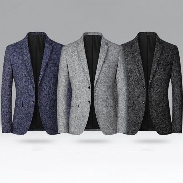 men's suits & blazers lapel men blazer solid color suit jacket single breasted autumn winter two buttons pockets coat for wedding, White;black
men's suits & blazers lapel men blazer solid color suit jacket single breasted autumn winter two buttons pockets coat for wedding, White;black