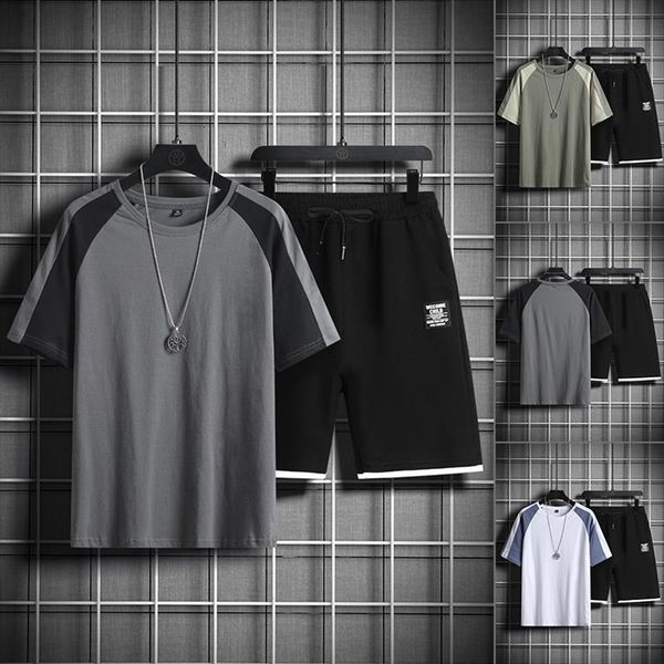 summer sportswear cotton men tracksuits short sleeve and shorts set casual jogging suit fashion sweatsuit 5xl, Gray
summer sportswear cotton men tracksuits short sleeve and shorts set casual jogging suit fashion sweatsuit 5xl, Gray