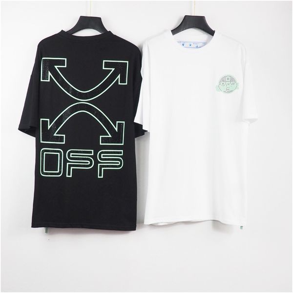 t shirt 2021 spring summer diamond print green arrow short sleeve t-shirt men's and women's off fashion brand, White;black
t shirt 2021 spring summer diamond print green arrow short sleeve t-shirt men's and women's off fashion brand, White;black