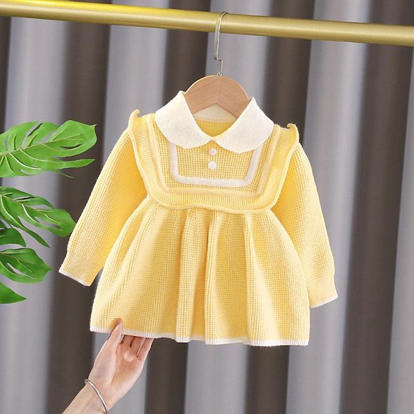 girl's dresses winter japanese children's knitted dress girl princess doll collar long sleeve kawaii lolita sweater girls cardigan, Red;yellow
girl's dresses winter japanese children's knitted dress girl princess doll collar long sleeve kawaii lolita sweater girls cardigan, Red;yellow