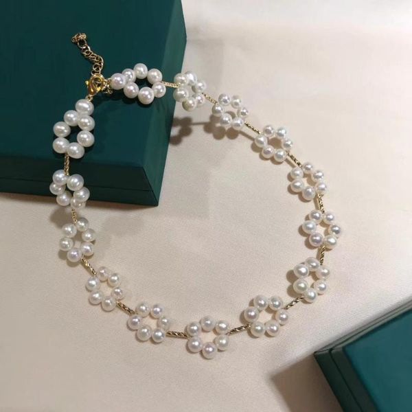 cultured pearls flower choker necklace,sweet women necklace with natural fresh-water for wedding party decor,jewelry gift chains, Silver
cultured pearls flower choker necklace,sweet women necklace with natural fresh-water for wedding party decor,jewelry gift chains, Silver