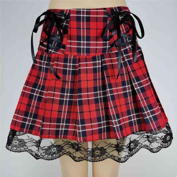 lace up goth y2k woman skirts pink stripe plaid lace trim pleated skirt punk dark academia aesthetic girl clothes gothic, Black
lace up goth y2k woman skirts pink stripe plaid lace trim pleated skirt punk dark academia aesthetic girl clothes gothic, Black