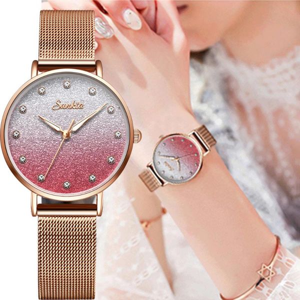 wristwatches sunkta womens watches waterproof watch fashion ladies stainless steel ultra-thin casual wristwatch quartz cloc, Slivery;brown
wristwatches sunkta womens watches waterproof watch fashion ladies stainless steel ultra-thin casual wristwatch quartz cloc, Slivery;brown