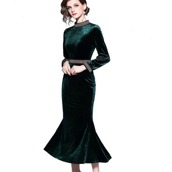 casual dresses women winter dress green velvet elegant autumn slimming tunics robes party vestidos femininos, Black;gray
casual dresses women winter dress green velvet elegant autumn slimming tunics robes party vestidos femininos, Black;gray