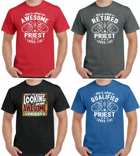 priest t-shirt this is what a looks like funny man church religion catholic, White;black
priest t-shirt this is what a looks like funny man church religion catholic, White;black