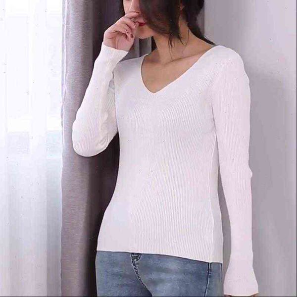 autumn women sweater v neck winter knitted slim back pullover casual long sleeve knitting stretch pull femme, White;black
autumn women sweater v neck winter knitted slim back pullover casual long sleeve knitting stretch pull femme, White;black