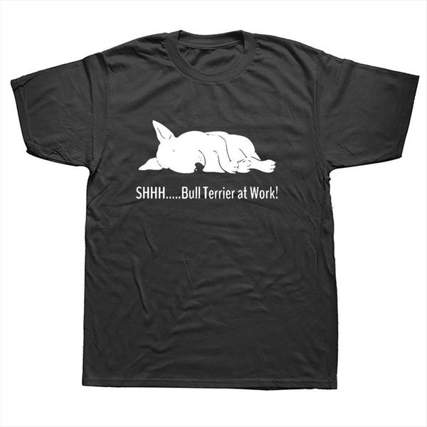 bull terrier at work funny men graphic fashion cotton short sleeve o neck shirt, White;black
bull terrier at work funny men graphic fashion cotton short sleeve o neck shirt, White;black