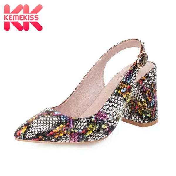 kemekiss plus size 33-43 spring women sandals square heel snakeskin pattern shoes buckle metal western style zapatos, Black
kemekiss plus size 33-43 spring women sandals square heel snakeskin pattern shoes buckle metal western style zapatos, Black